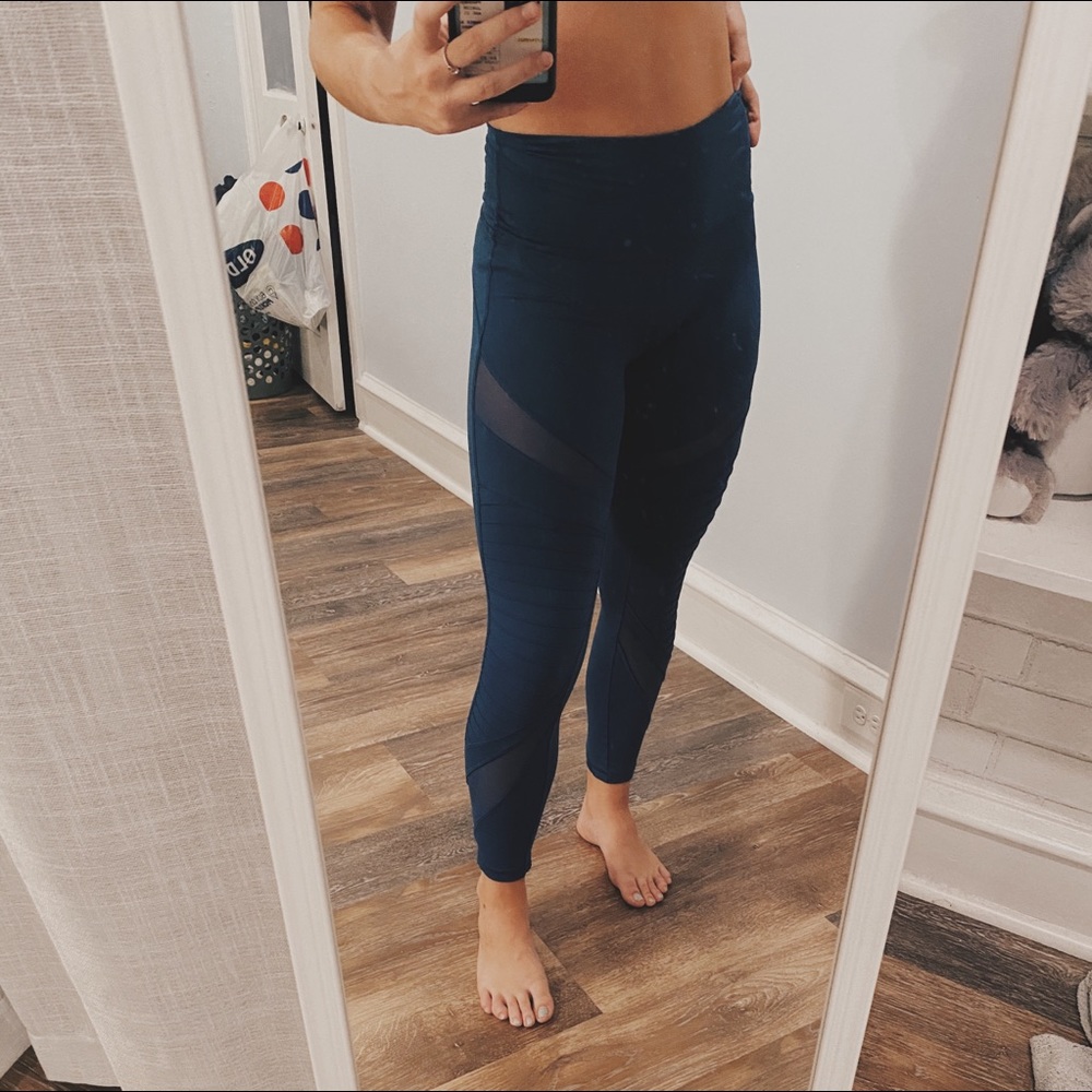 Aerie Blue Leggings, Size Small